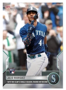 Julio Rodriguez Most HRs by Mariners Rookie 2022 Topps Now #1026 PR5449 - Picture 1 of 2