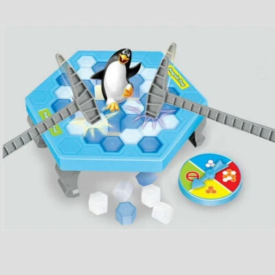 Hammer Penguin Save the Penguin on Ice Game Break Ice Block Trap Family Fun Game - Image 1 of 4