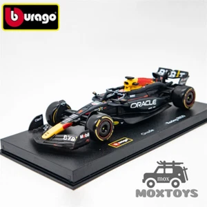Bburago 1:43 Oracle Racing RB20 With Helmet #1 Max Verstappen Diecast Model Car - Picture 1 of 5