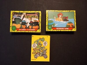 Topps 1990 Teenage Mutant Hero Turtles 66 Cards 11 Stickers Complete Set - Picture 1 of 12