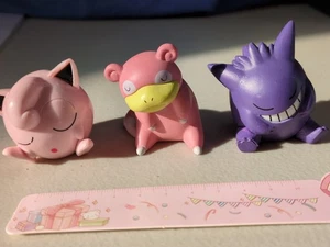 Pokemon Mini Figuren - Schlaffigur Serie - 3 Stück - Bild 1 von 4
