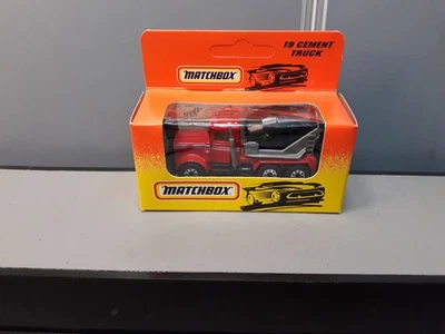 matchbox Peterbilt truck Cement Mixer  1996 Red - Image 1 of 2