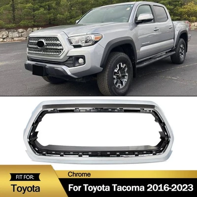Upper Grill Outer Frame Surround & Bracket Holder For Toyota Tacoma 2016-2023 Foto 1 de 4