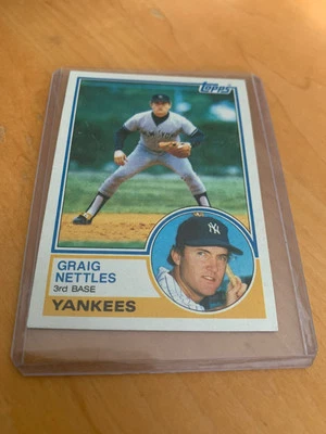 1983 Topps Baseball Card #635 Graig Nettles - Image 1 of 2
