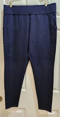 Leggings para mujer nuevos con etiquetas, 1X, azul marino, de C.J. Bancos Foto 1 de 4