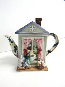 Fitz & Floyd Teapot - Farmhouse Goose Berry Lane - EUC - Picture 1 of 12