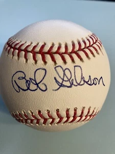 Bob Gibson SIGNED AUTOGRAPHED Ball Baseball Great Condition Steiner Hologram HOF - Picture 1 of 4