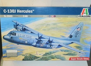 ITALERI 1/48 AEREO C-130J HERCULES KIT MONTAGGIO NO.2643 - Foto 1 di 2