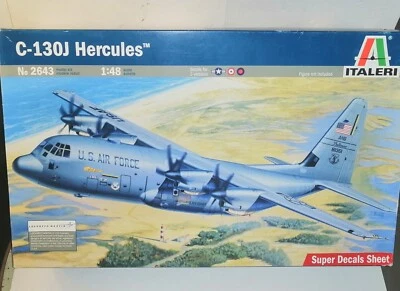 ITALERI 1/48 AEREO C-130J HERCULES KIT MONTAGGIO NO.2643 - Immagine 1 di 2