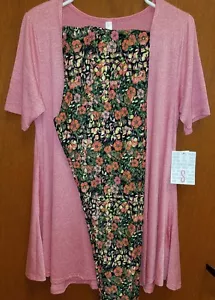 LEGGINGS LULAROE PERFECT T SMALL ROSSO ROSA ERICA NUOVI CON ETICHETTE NERO ARANCIONE FLOREALE - Foto 1 di 9
