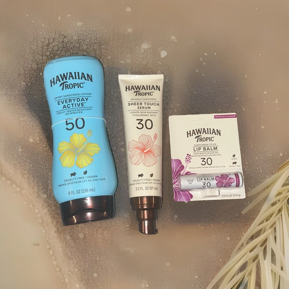 Suero Hawaiian Tropic Everyday Active FPS 50, Sheer Touch FPS 30 + Bálsamo Labial Foto 1 de 1