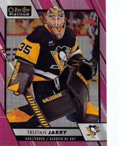 2023-24 O-Pee-Chee Platino Rosa Mate #17 Tristan Jarry - Imagen 1 de 2