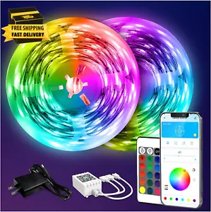 LED Strip Lights 130Ft Lights Strip for Bedroom, Desk, Indoor Room Bedroom Brit - Picture 1 of 7