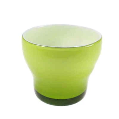Blumentopf Glas Ø10,5 H9cm grün Übertopf Laola Vase Windlicht Pflanztopf Gefäß - Bild 1 von 2