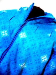 Columbia Girls Youth Long  Hooded Puffer Coat XL 18/20 Blue/White - Picture 1 of 12