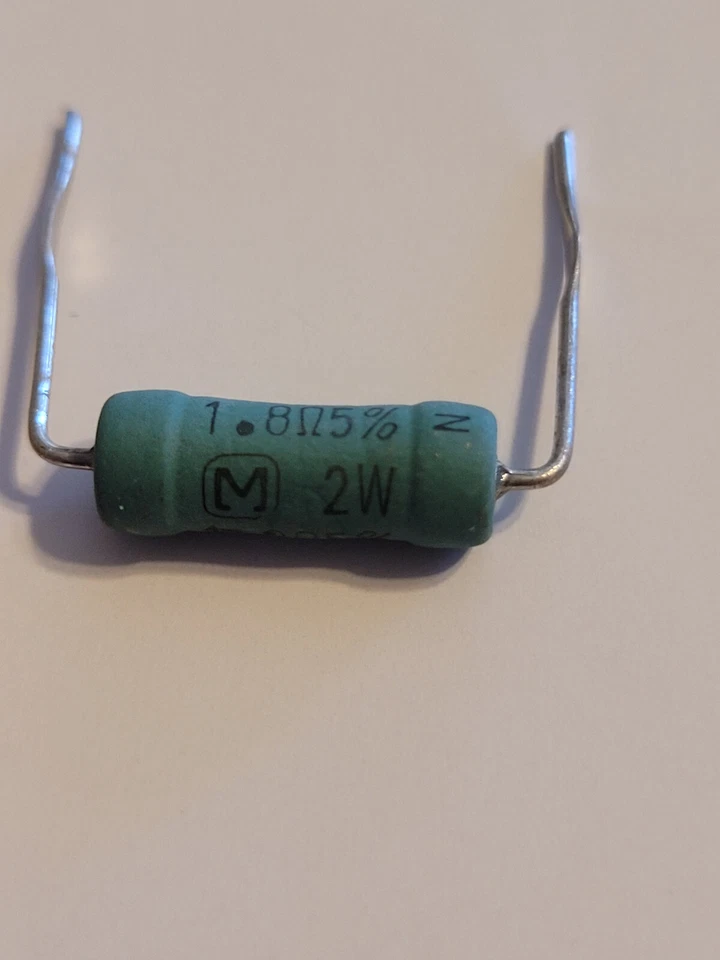 20 pcs Matsushita Power Resistors 1.8 Ohm 5% 2W  - Image 1 of 4