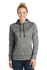 Sport-Tek LST225 Women's PosiCharge Electric Heather Fleece Hooded Pullover - Picture 1 of 8