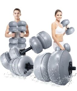 2er set cromo pesas pesos fitness fuerza-hantelset mancuernas con seguridad por cada 9 kg