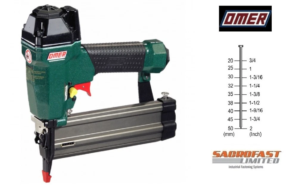 18 GAUGE AIR BRAD NAILER BY OMER - 12.50