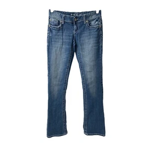 Damen 1/2 x 31 Bootcut Jeans Maurices Blau Original 5 Pocket Normalgröße - Bild 1 von 13