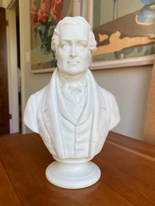 Antique Robert Peel Parian Bust by Copeland, father of the British Police Force - Picture 1 of 4