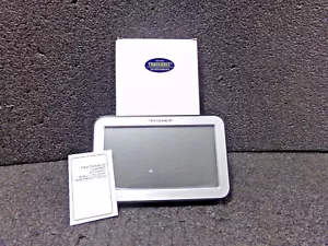 CONTROL COMPANY 5" x 9" Rectangle LCD Wall Clock, Silver Plastic Frame, 38ZC66. - Picture 1 of 5