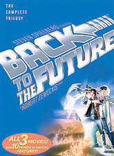 Back to the Future The Complete Trilogy 3 Disc DVD Box Set Like New