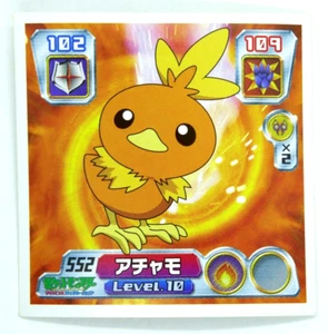 Torchic 552 Pokemon Amada Seal Sticker Japanese 2004 NM - Picture 1 of 2