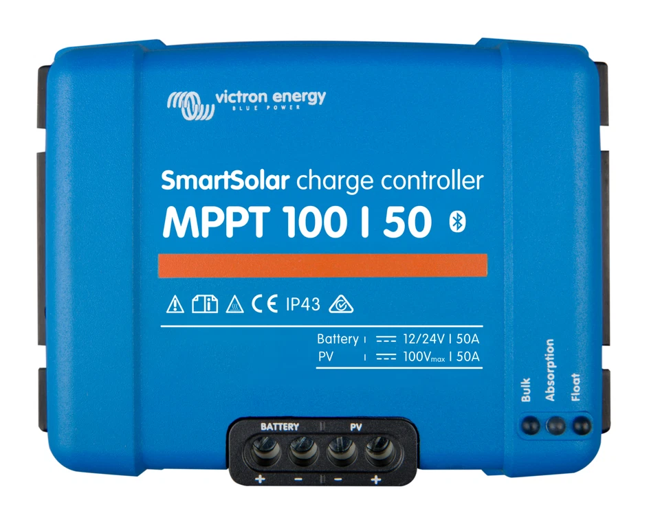 Victron SmartSolar 12V/24V 50A MPPT 100/50 Solar Charge Controller SCC110050210 - Image 1 of 1
