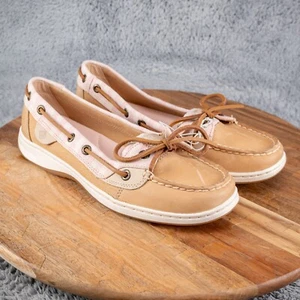 Sperry Top-Sider Angelfish Boat Shoes Leather Casual Loafers Size 7.5 - Picture 1 of 8