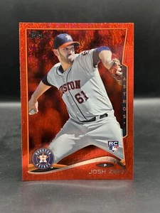 2014 Topps #542 Josh Zeid Red Foil - Picture 1 of 2