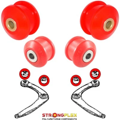 Silentblocs polyuréthane des bras avant pour Peugeot 307 (01-08) - Photo 1/4