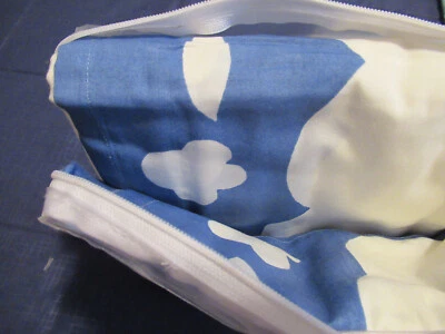 Falda Cama Anthropologie Patrón Raro: Maelle Talla: King Blue Clouds!!  Nuevo en paquete Foto 1 de 4