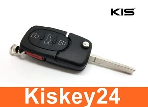 3Tasten Replacement Flip Key With Panic for Audi A2, A3, A4, A6, A8, Tt CR2032 - Picture 1 of 4