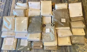 RH Restoration Hardware curtain drapery panels Belgian Linen Thai Silk Perennial - Picture 1 of 1