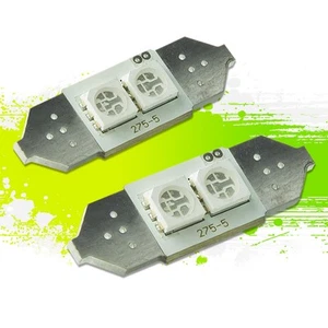 2 SMD 2SMD 31MM ÁMBAR 5050 CUÑA INTERIOR CÚPULA COCHE/CAMIÓN BOMBILLA LED/PANEL - Imagen 1 de 1