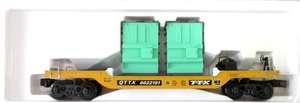 K-LINE K622-2191 TTX CLASSIC DEPRESSED CENTER FLAT CAR W/2 TRANSFORMERS - Picture 1 of 3