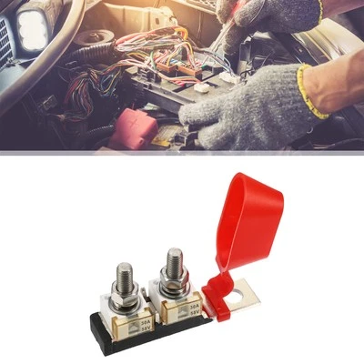 1 Juego Auto 30A MRBF Terminal Fusibles Bloque Doble Pernos Voltaje Máximo 58V para Coche Foto 1 de 4