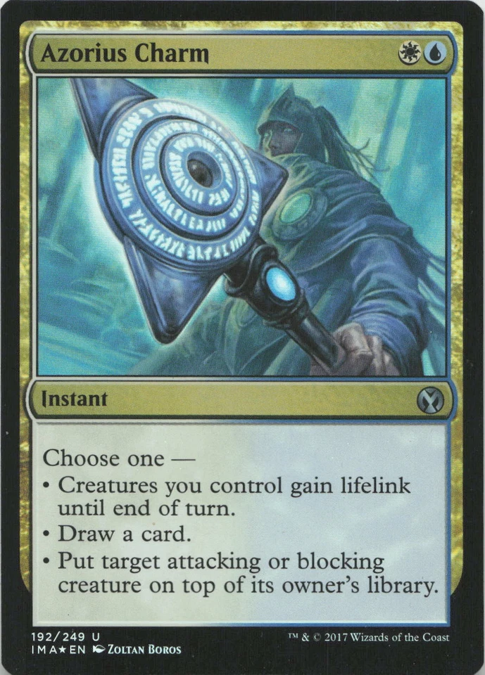 Azorius Charm - FOIL - U Iconic Masters 192 - MTG - Image 1 of 1