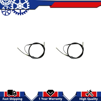 Dorman Parking Brake Cable Rear Set 2x For 1982-1983 Volkswagen Scirocco 1.7L - Image 1 of 2