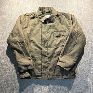 Vintage Navy Military Cold Weather Permeable Type 1 A-2 Deck Coat Jacket Large - Picture 1 of 13
