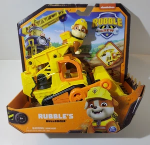 2022 Spinmaster Nickelodeon Paw Patrol Rubble Crew Rubble's Bulldozer & Figure - Picture 1 of 3