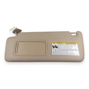 2001-2007 Toyota Highlander Driver Left Side Sun Visor Tan Lighted - Foto 1 di 8
