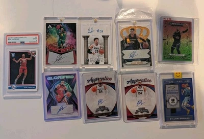 Dillon Brooks NBA AUTO BUNDLE 6 Autos + Numberd Cards +ben Simmons Slab - image 1 of 4