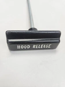 OEM 1968 - 1979 C3 Corvette Hood Release Cable SOLID Wire + Pull Handle - Foto 1 di 4