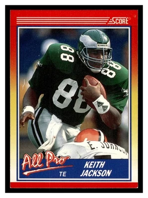 Keith Jackson #588 1990 Score Philadelphia Eagles - Image 1 of 2