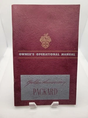 Packard Golden Anniversary Manual de Operaciones del Propietario 1949 Serie 23 Fabricante de Equipo Original Foto 1 de 4
