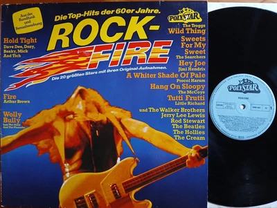 LP ROCK-FIRE - Compilation, 60ies Hits, J.Hendrix, Cream, Procol Harum, u.a.,VG+ - Bild 1 von 2