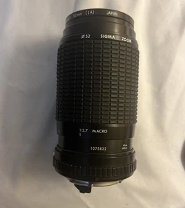Sigma Zoom 80-200mm 1:4.5~5.6 Macro 1:3.7 Lens W/ Case - Picture 1 of 7