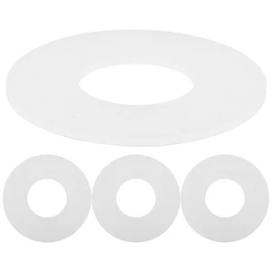4 Pcs Flush Valve Seal Kit Toilet Parts Replacement Repair for Silicone Rubber - Picture 1 of 12